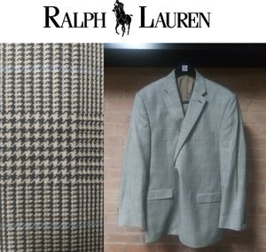 Ralph Lauren | Pin-striped Wool/Silk Business Blazer